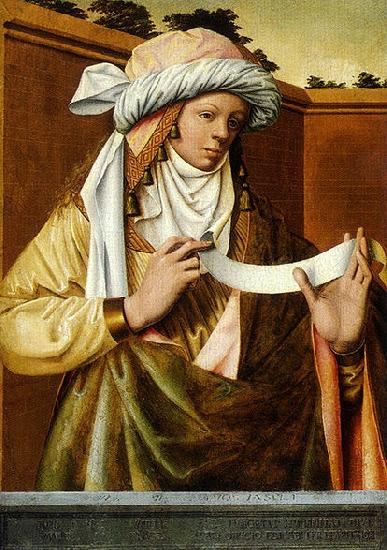 Ludger tom Ring the Younger Samian Sibyl oil painting image